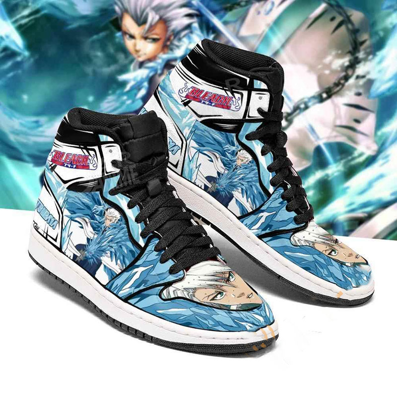 Hitsugaya Bankai Bleach Sneakers Anime Air Jordan Shoes
