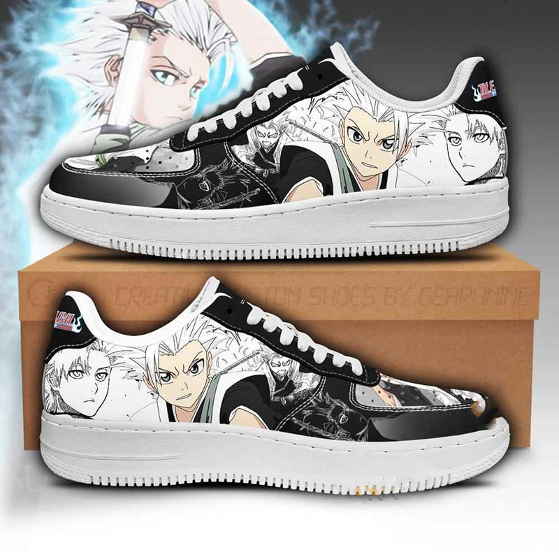 Hitsugaya Bleach Anime Nike Air Force Shoes