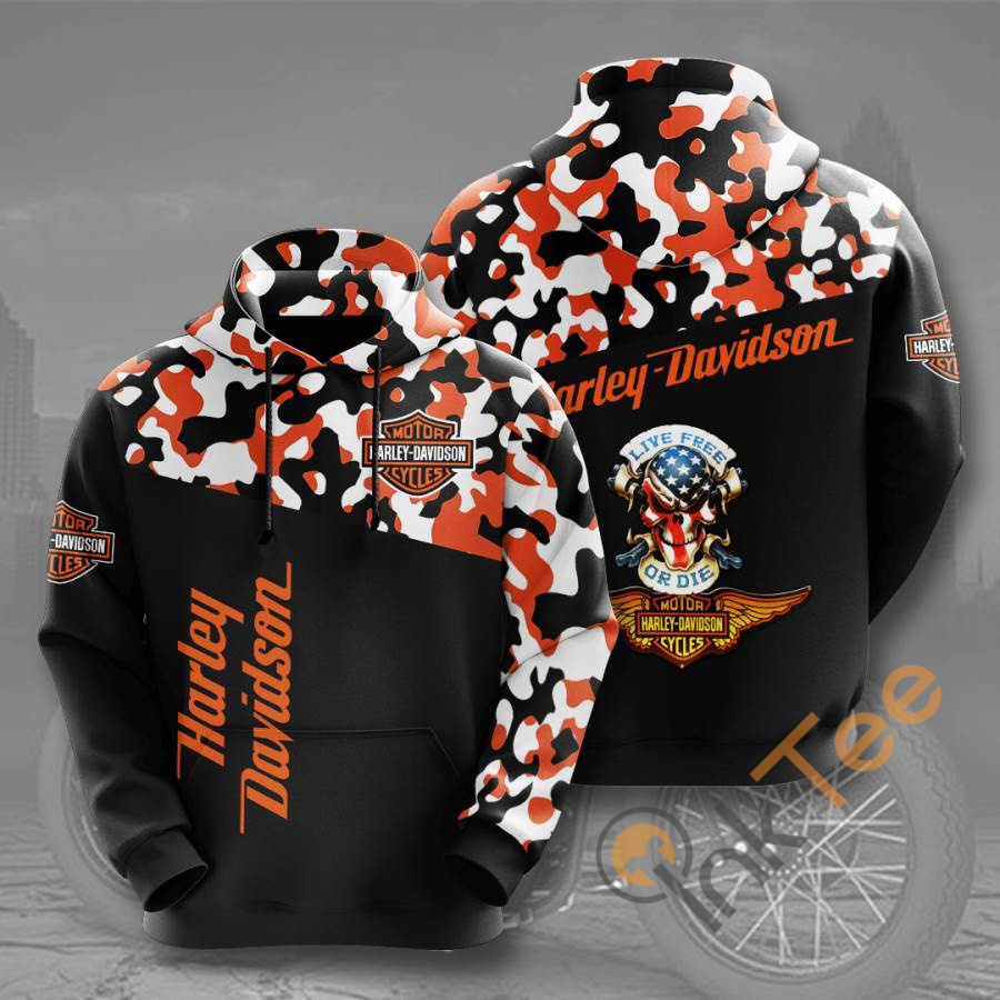 Hobbies Motorcycles Harley Davidson Usa Hoodie 3D
