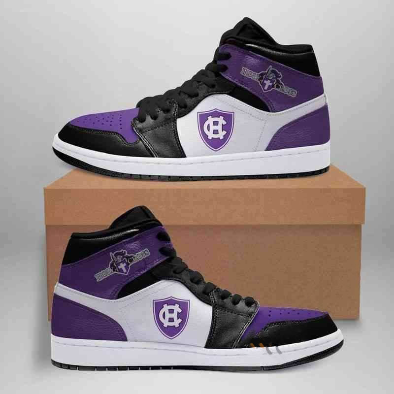 Holy Cross Crusaders Custom Air Jordan Shoes