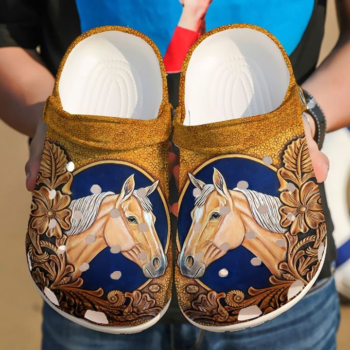 Horse Beautiful Crocs Clog Shoes