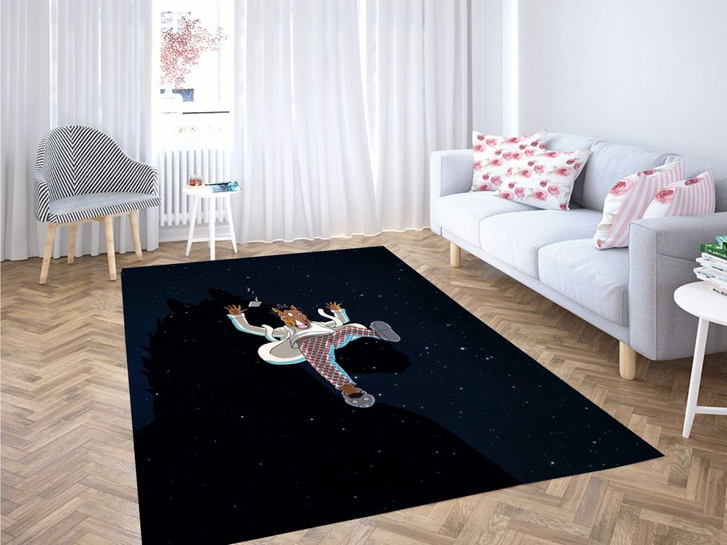 Horseman Background Living Room Modern Carpet Rug