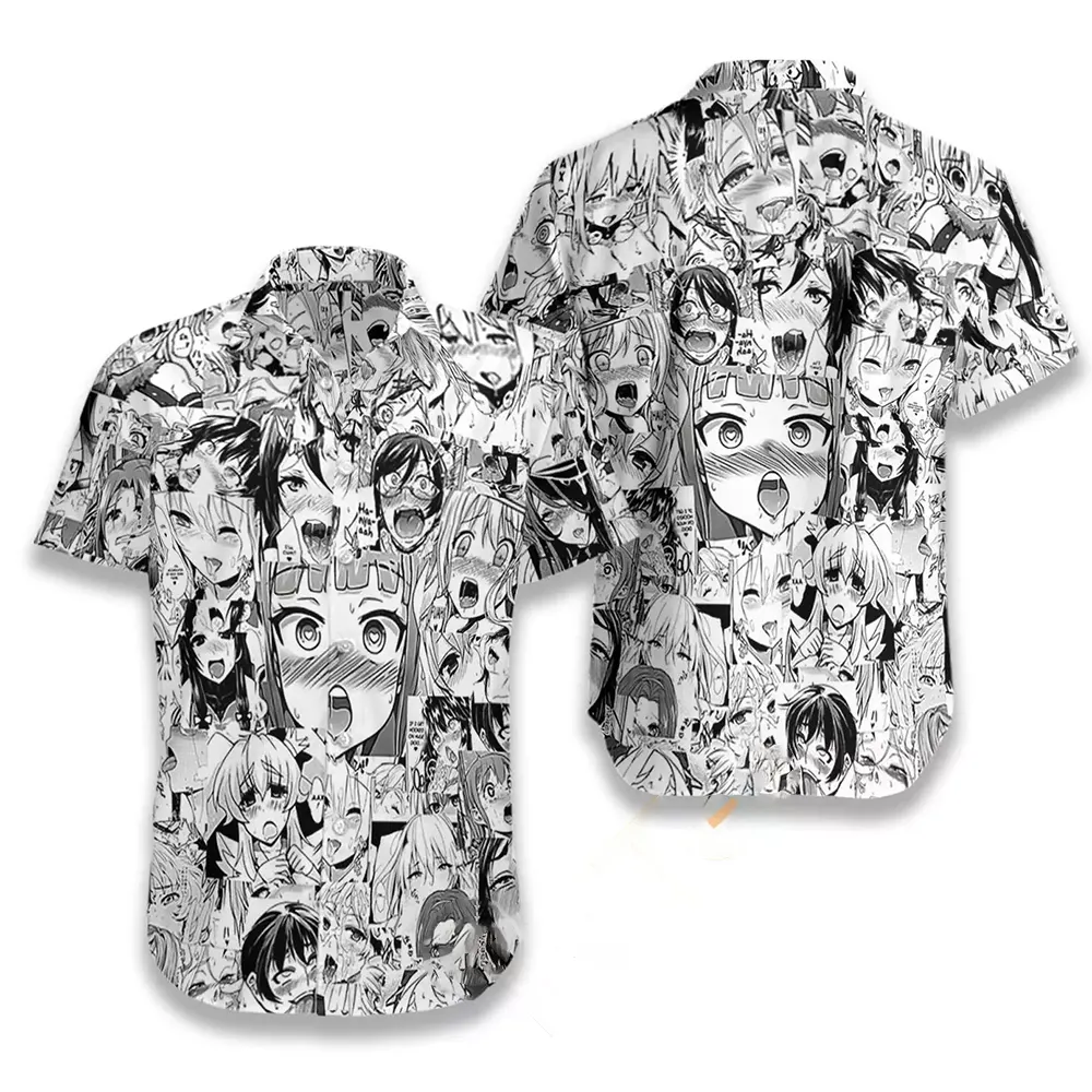 Hot Chick Anime Hawaiian shirts