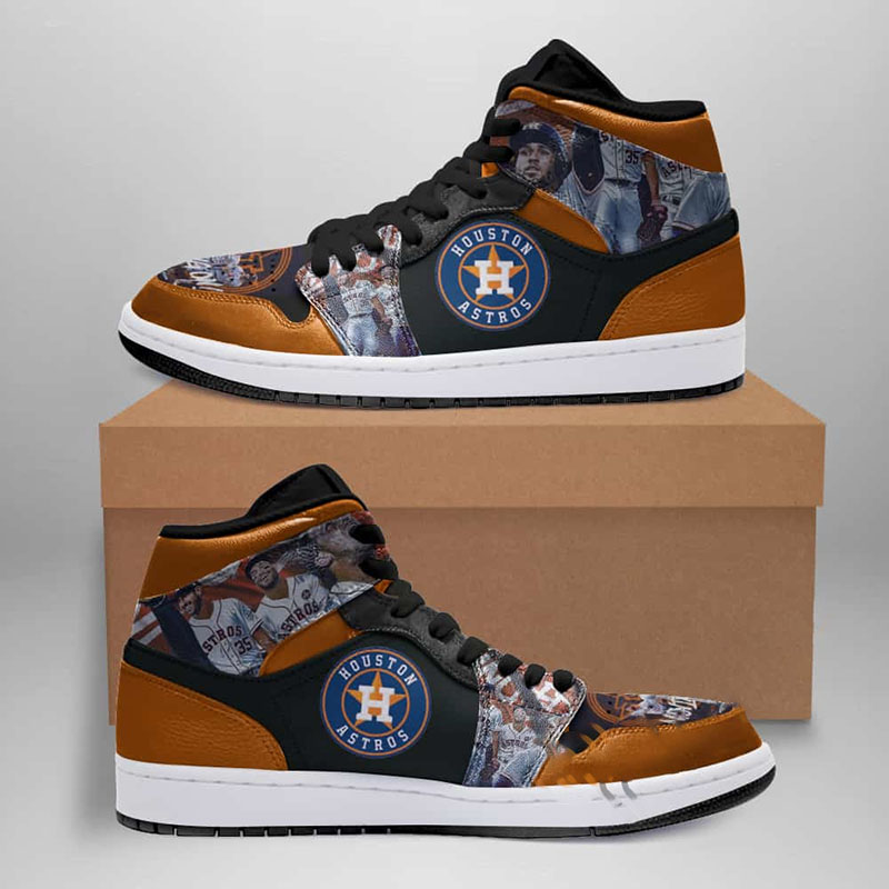 Houston Astros Custom Air Jordan Shoes