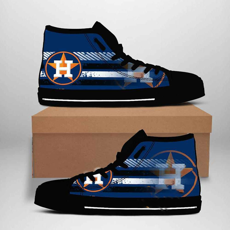 Houston Astros Mlb Baseball High Top Shoes