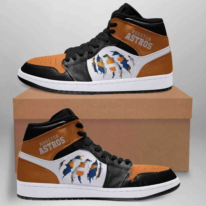 Houston Astros Mlb Custom Air Jordan Shoes