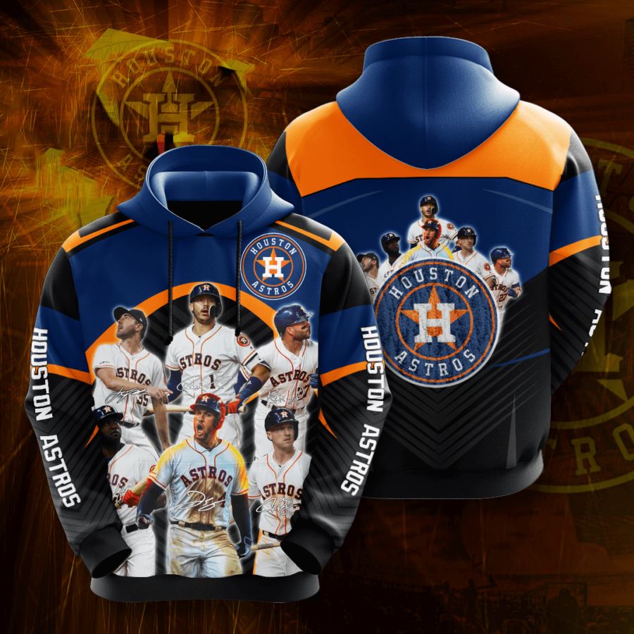 Houston Astros Custom Hoodie 3D