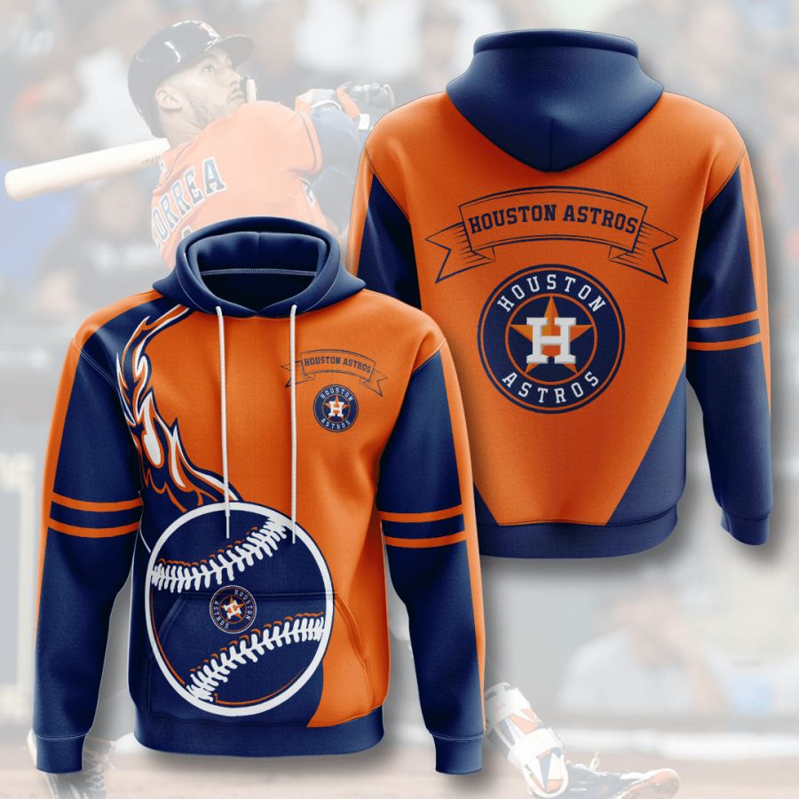 Houston Astros Custom Hoodie 3D