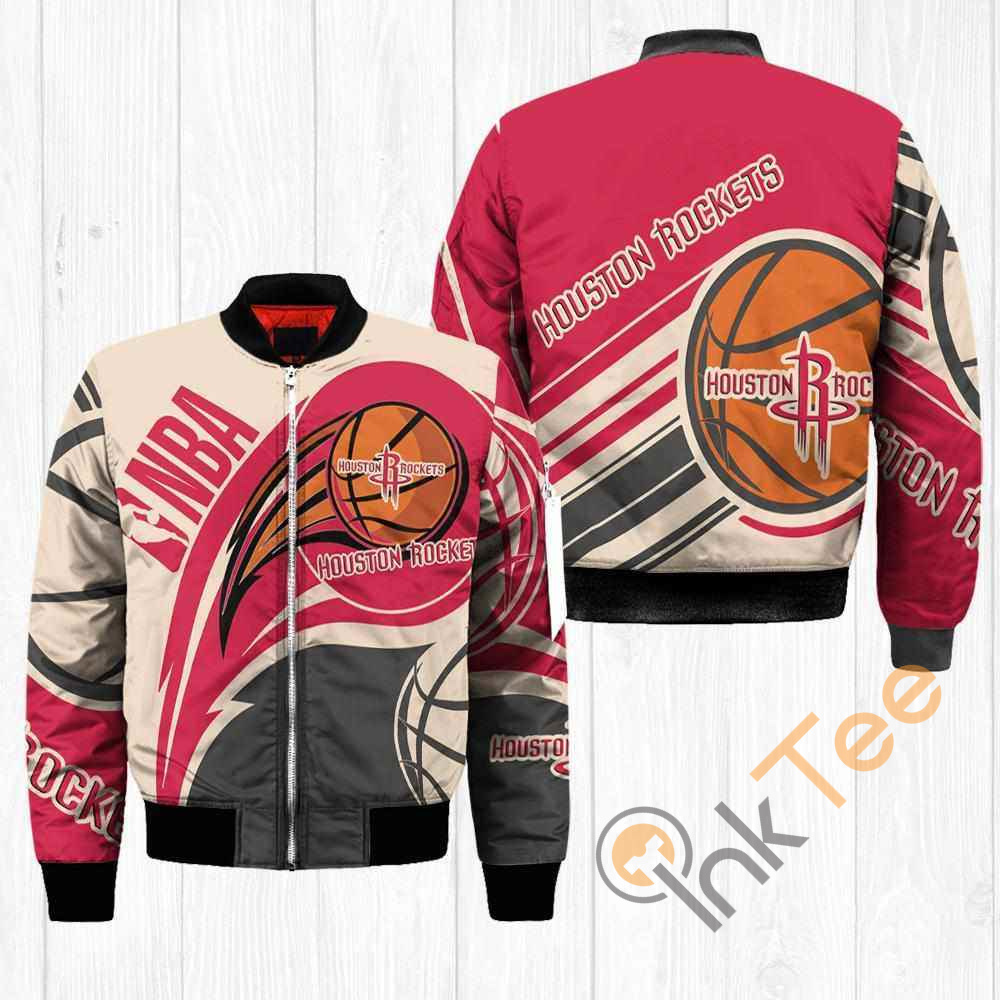 Houston Rockets NBA Balls Apparel Best Christmas Gift For Fans Bomber Jacket