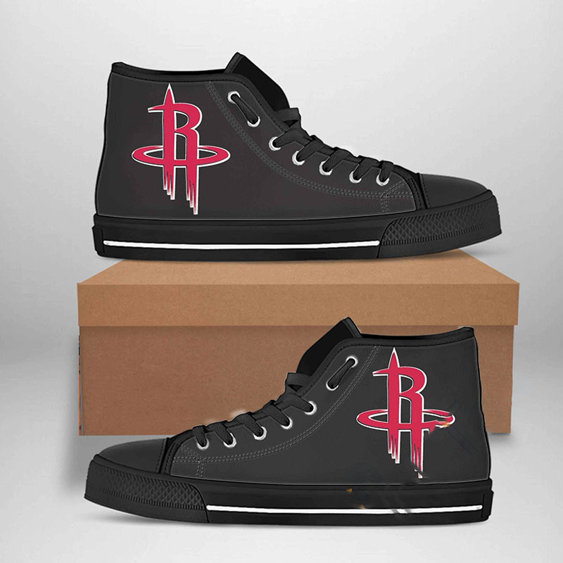 Houston Rockets Nba Basketball High Top Shoes