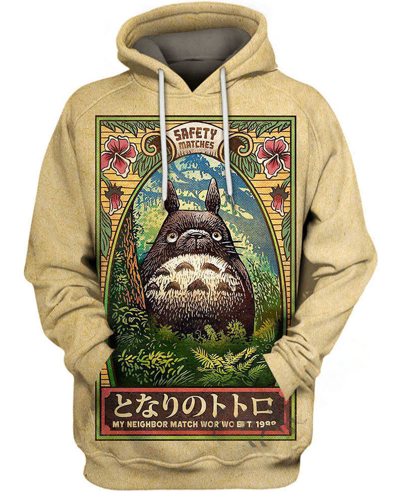 Howl Castle Brand Matchbox Hoodie 3D