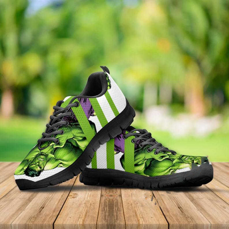 Hulk Custom Avengers Painted Marvel Studio Superhero Movie Running Nike Roshe Shoes