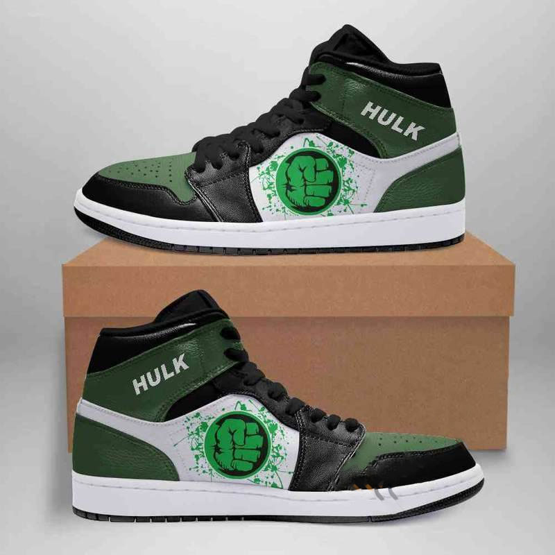 Hulk Marvel Custom Air Jordan Shoes