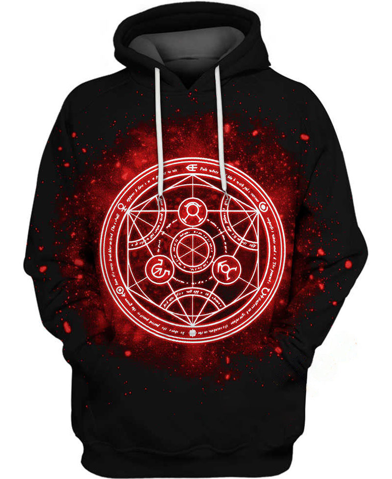 Human Transmutation Circle Hoodie 3D