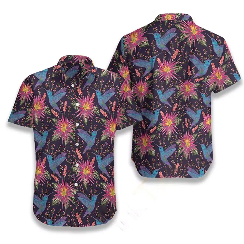 Hummingbird Tropical Hawaiian shirts