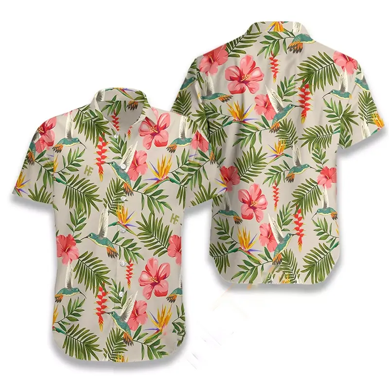 Hummingbird Tropical Hawaiian shirts