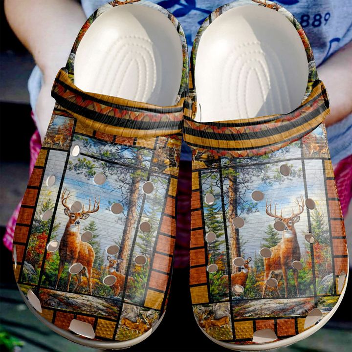 Hunting Art Crocs Clog Shoes