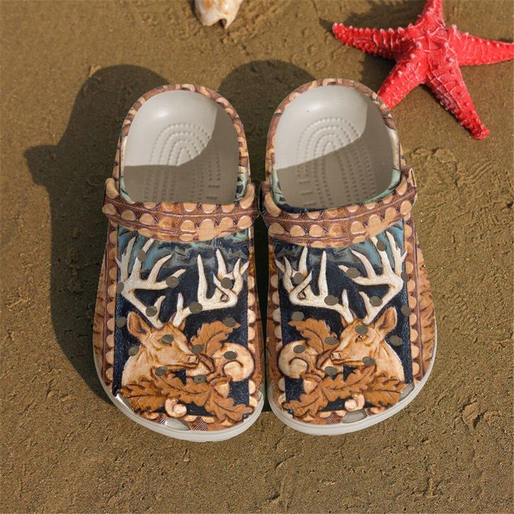 Hunting Cool Deer Crocs Clog Shoes