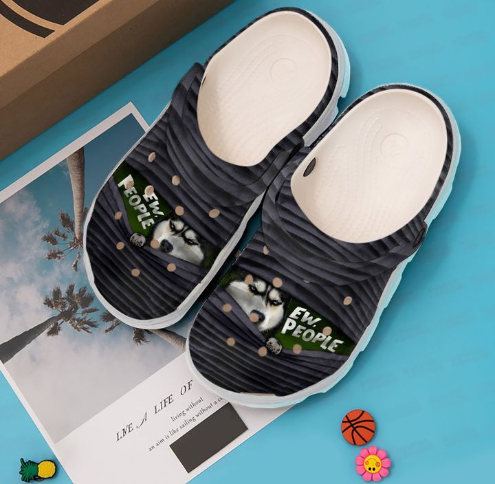 Husky Ew People Crocs Clog Shoes