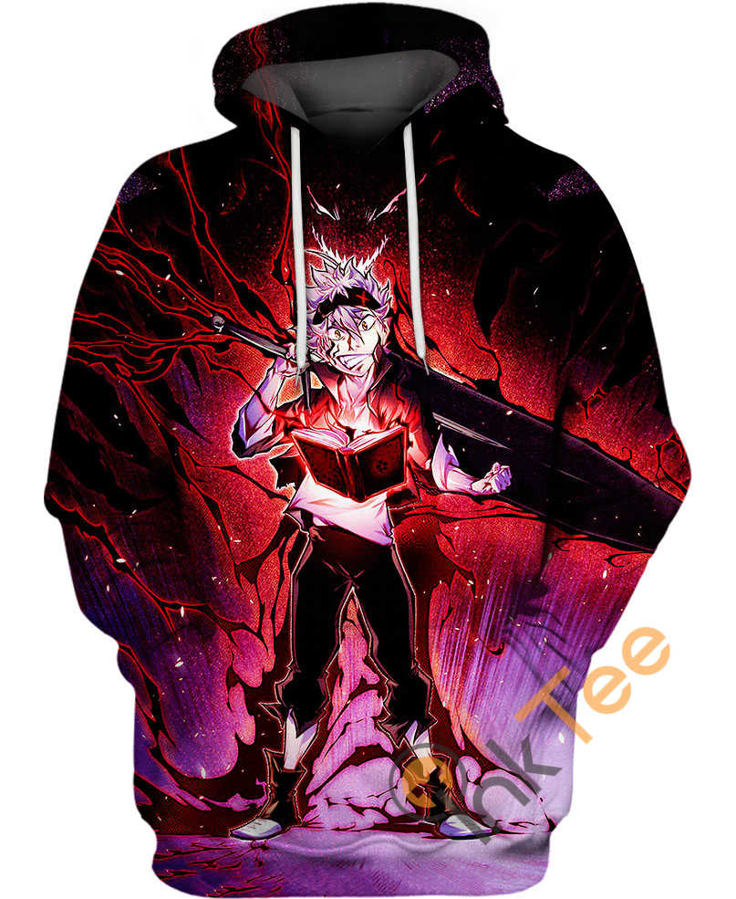Hyperactive Asta Black Clover Hoodie 3D