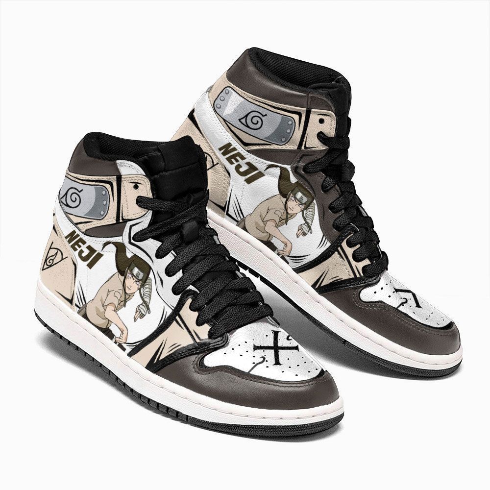 Hyuga Neji Uniform Naruto Custom Anime Air Jordan Shoes