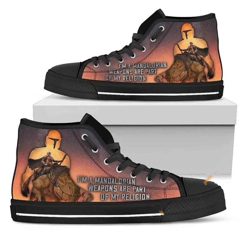 I Am A Mandalorian High Top Shoes