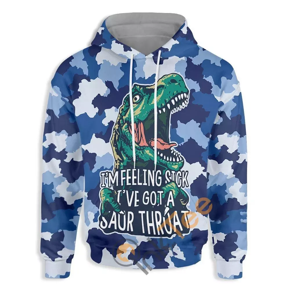 I Have A Saur Throat Dinosaur Hawaiian shirts