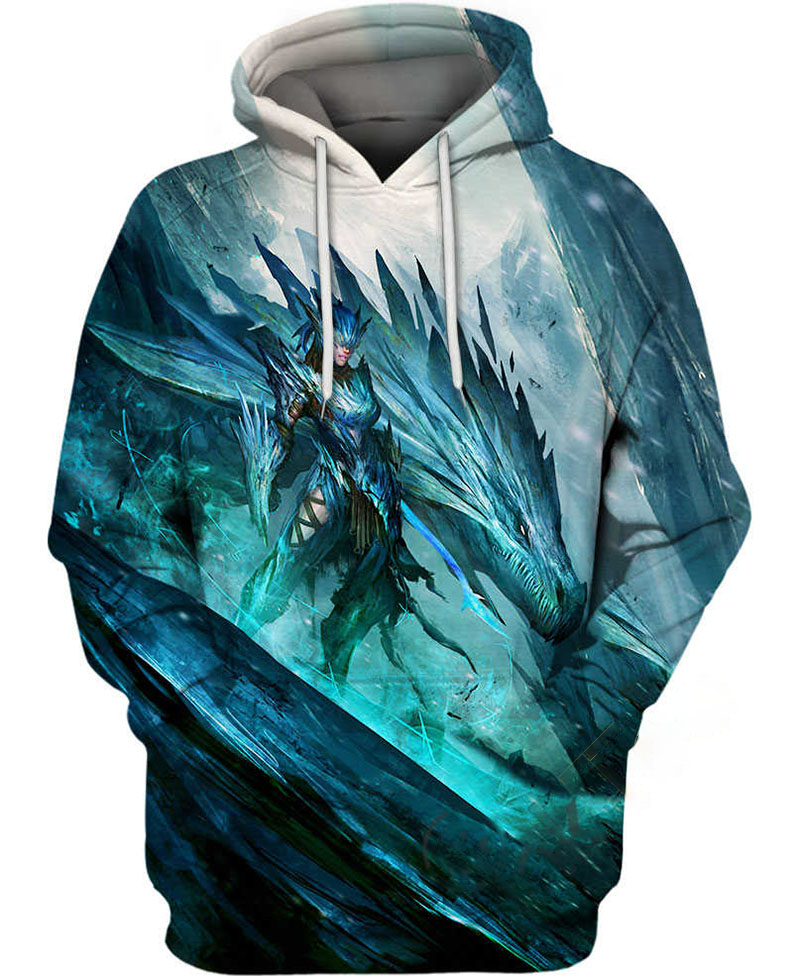Ice Drake Shyvana Hoodie 3D