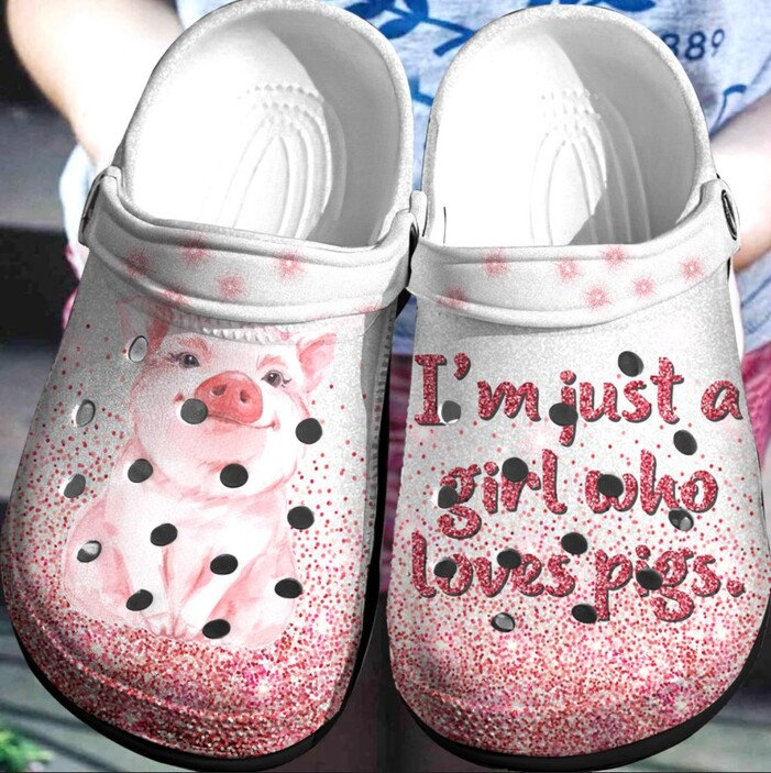 I’m Just A Girl Who Loves Pigs Crocs Clog Shoes