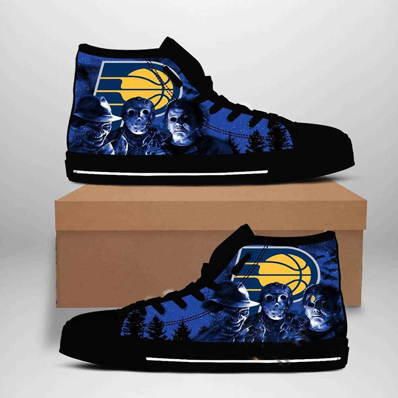 Indiana Pacers Nba Basketball High Top Shoes