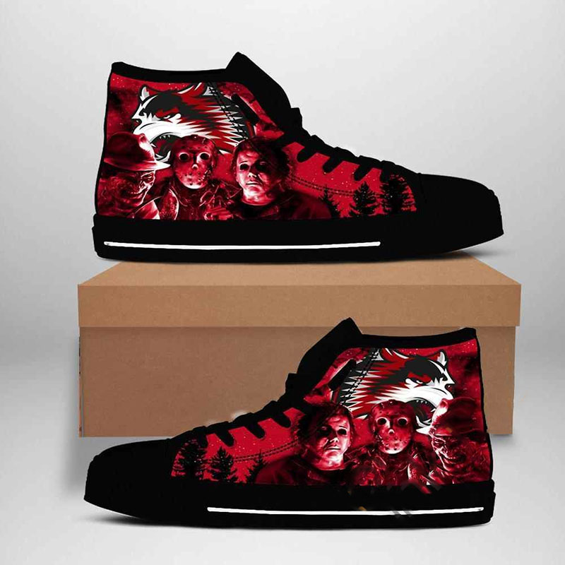 Indiana University East Red Wolves Ncaa High Top Shoes