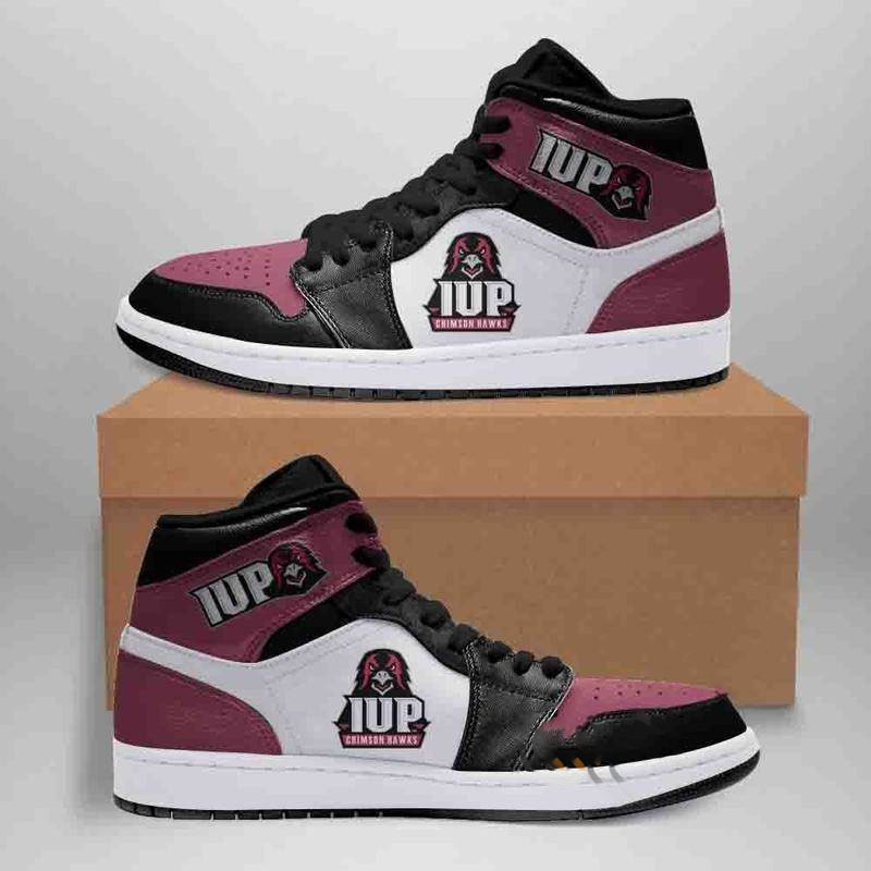 Indiana University Of Pennsylvania Crimson Custom Air Jordan Shoes