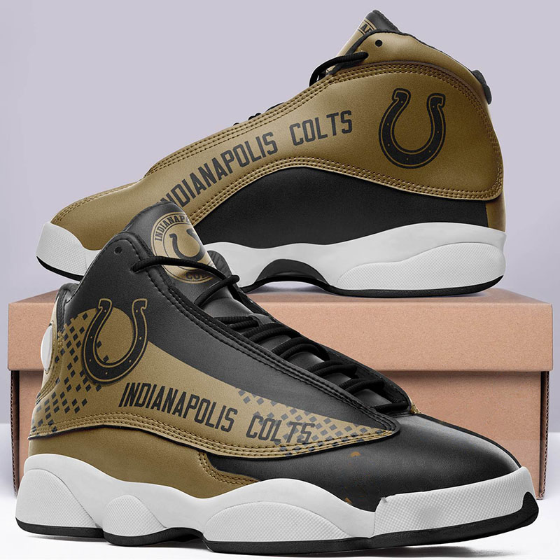 Indianapolis Colts Aj13 Air Jordan Shoes