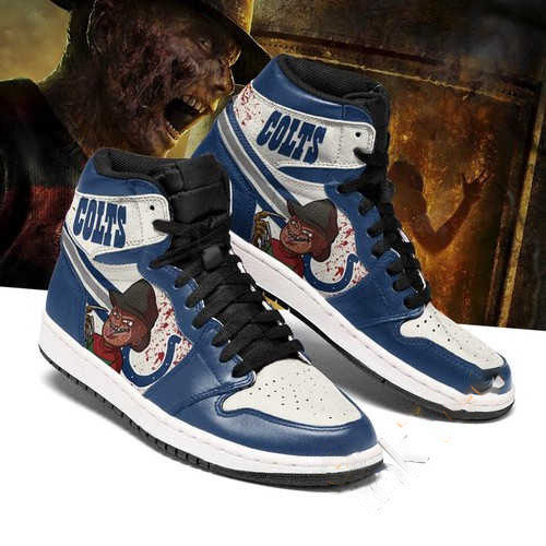 Indianapolis Colts Horror Custom Air Jordan Shoes