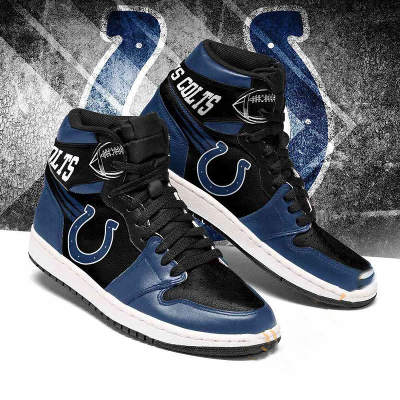Indianapolis Colts Nfl Football Custom Air Jordan Shoes