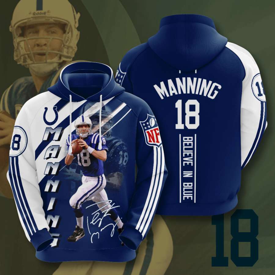 Indianapolis Colts Custom Hoodie 3D