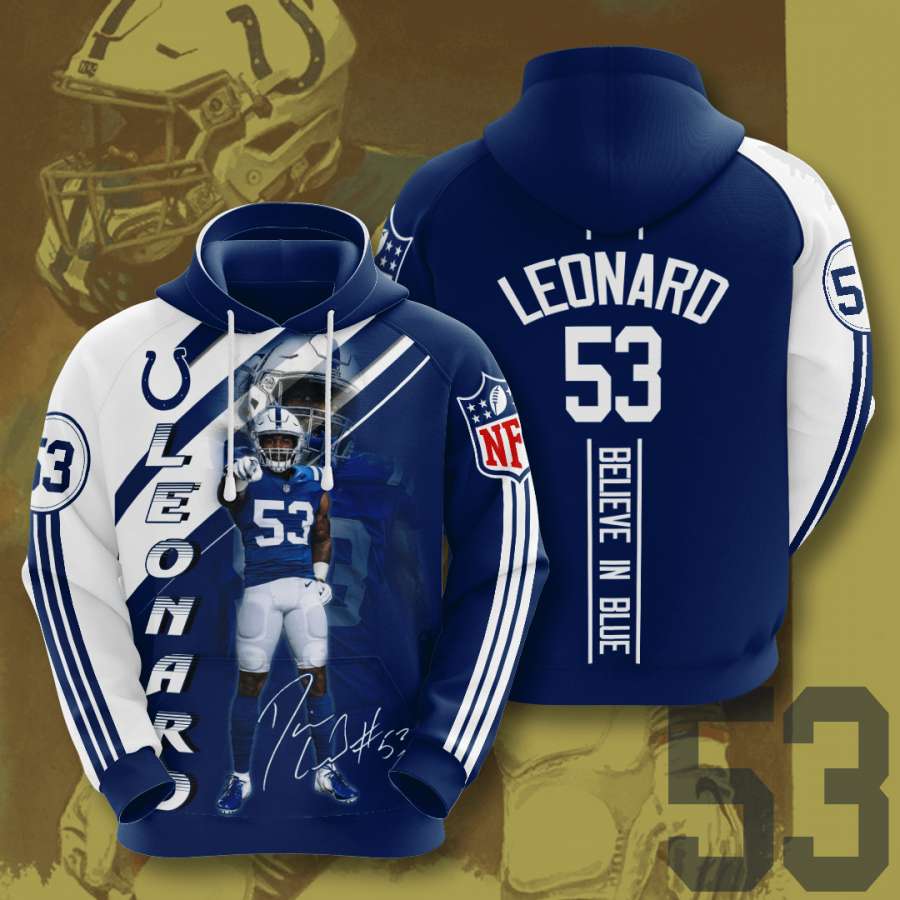 Indianapolis Colts Custom Hoodie 3D