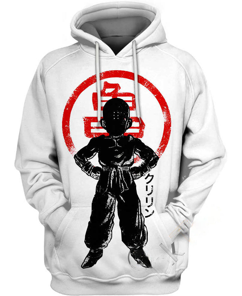 Ink Krillin Hoodie 3D
