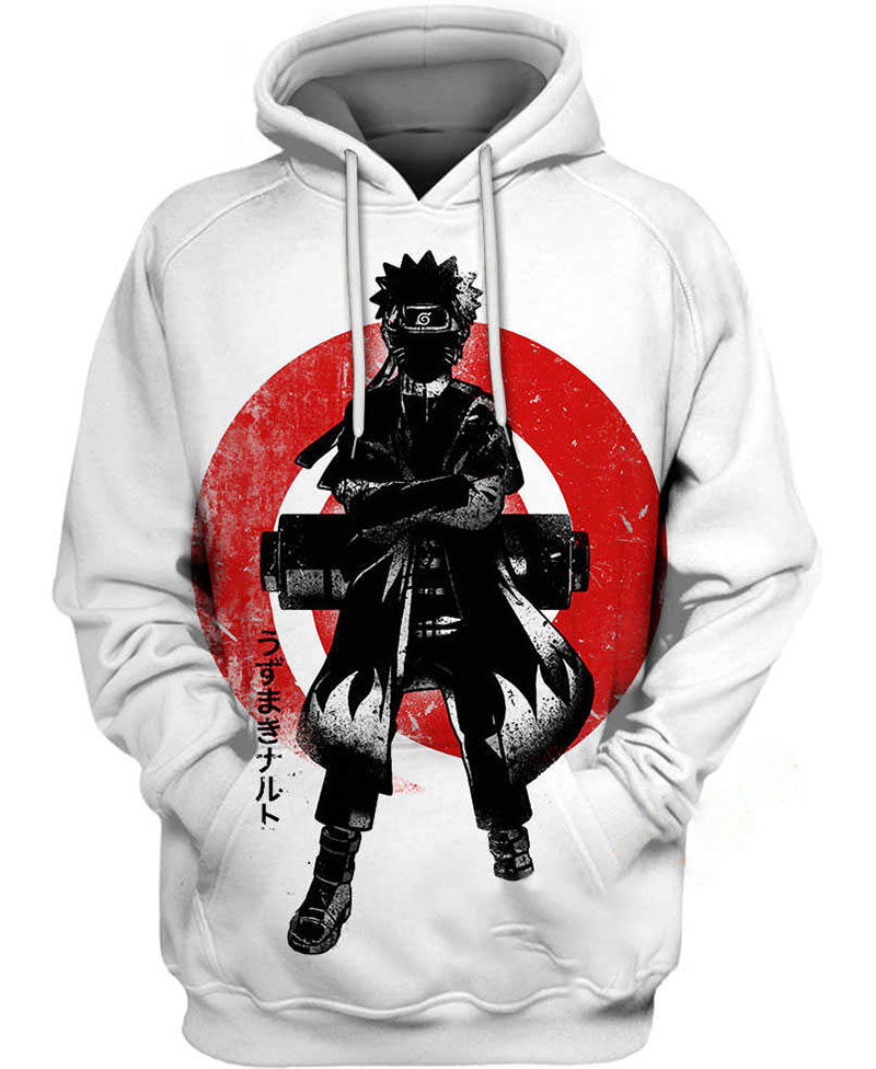 Ink Uzumaki Naruto Hoodie 3D