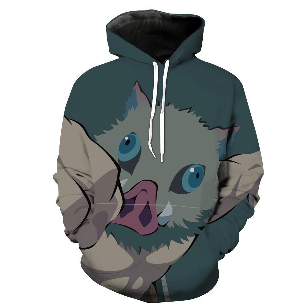 Inosuke Inosuke Demon Slayer Hoodie 3D