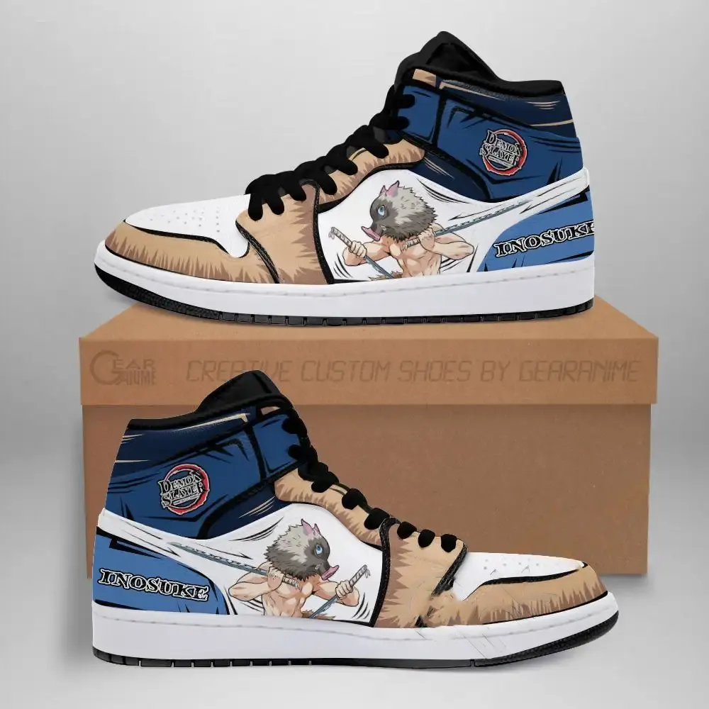 Inosuke Skill Beast Breathing Demon Slayer Anime Amazon Air Jordan Shoes