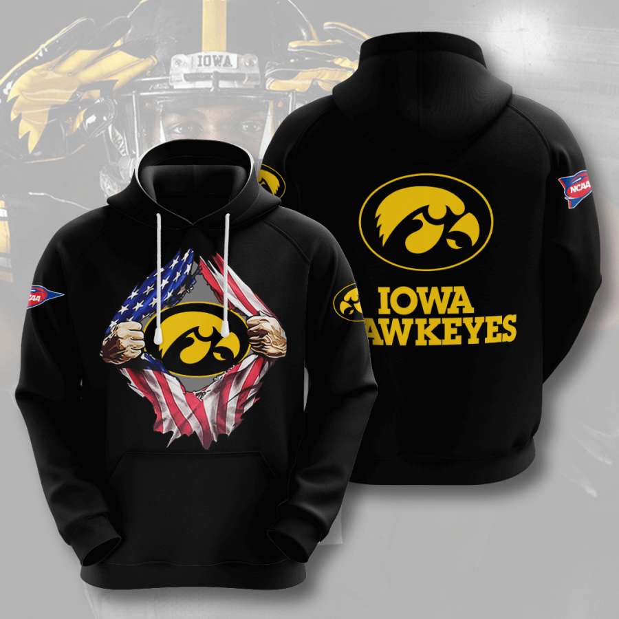 Iowa Custom Hoodie 3D
