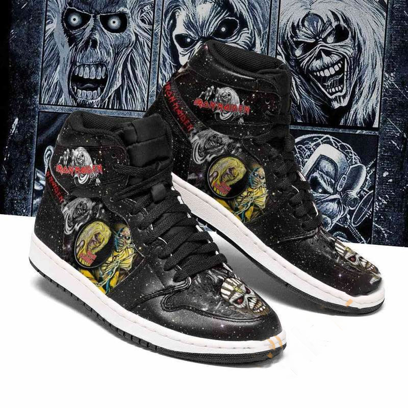 Iron Maiden Rock Band Custom Air Jordan Shoes