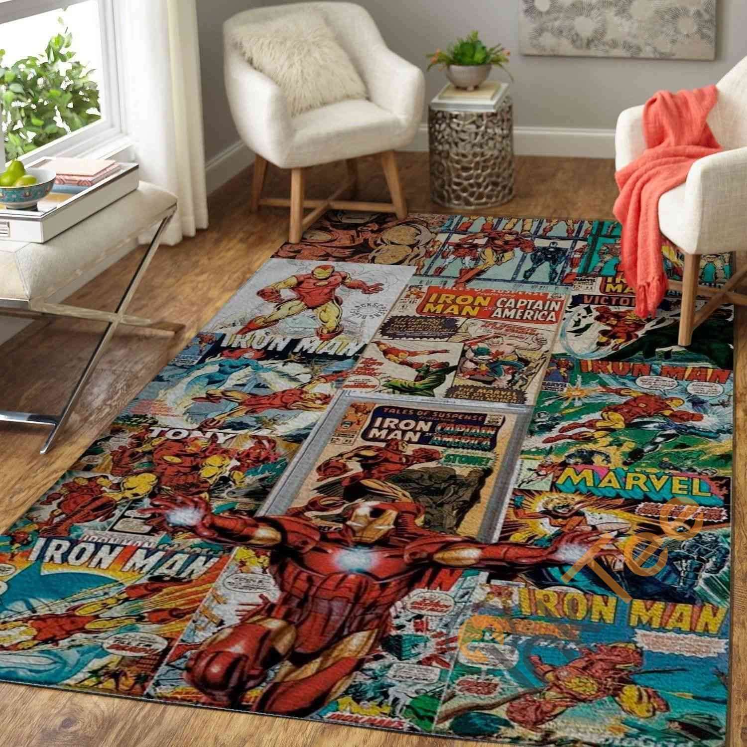Iron Man Area Rug