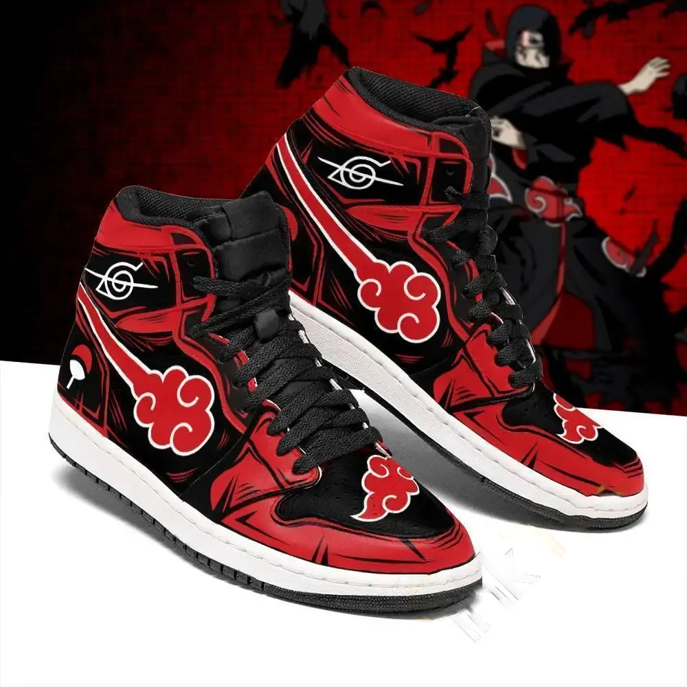 Itachi Akatsuki Symbol Naruto Anime Amazon Air Jordan Shoes