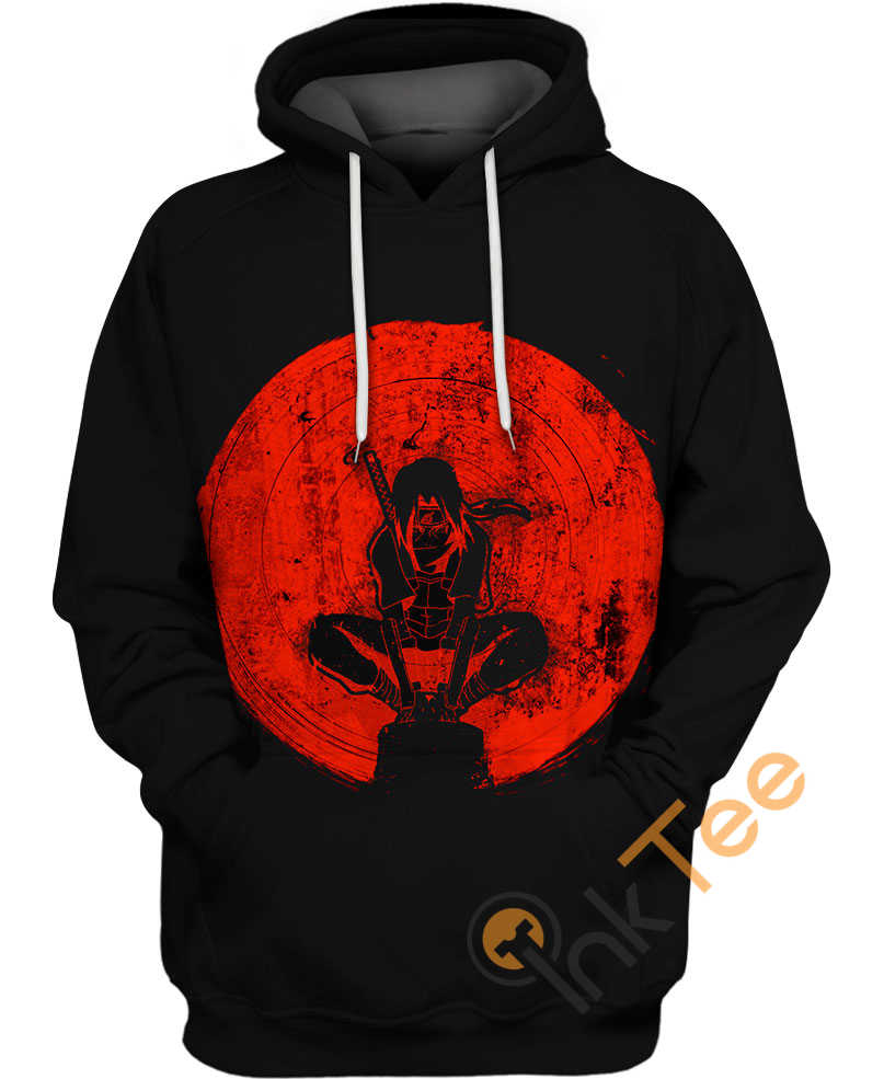 Itachi Uchiha Blood Moon Hoodie 3D
