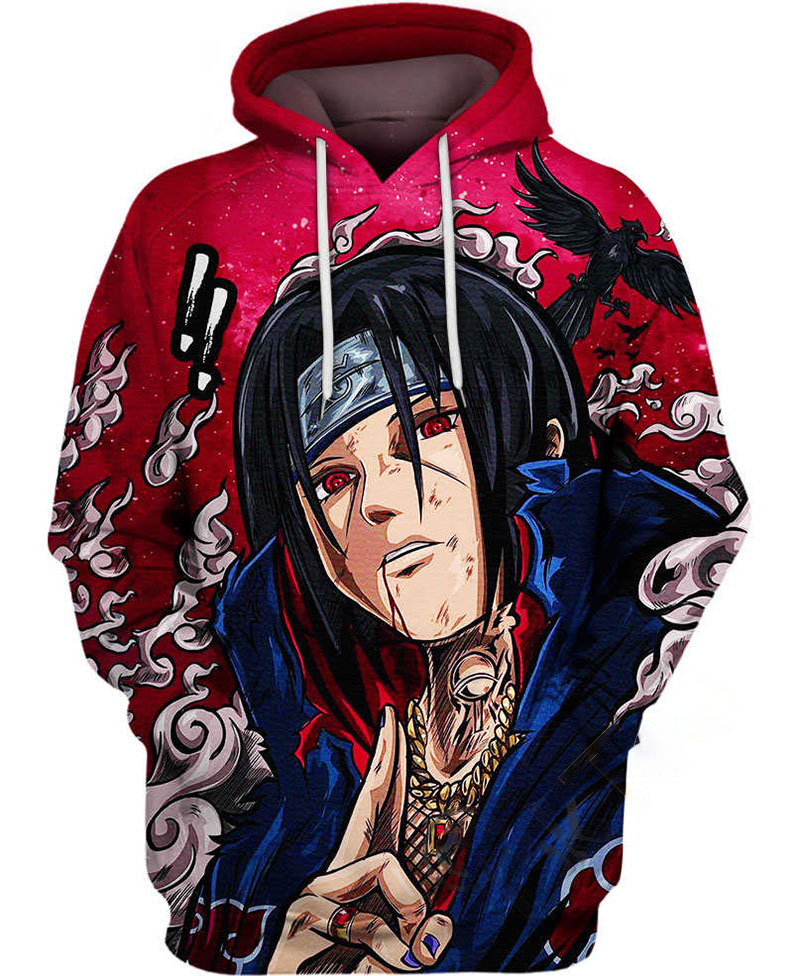 Itachi Uchiha Charisma Hoodie 3D