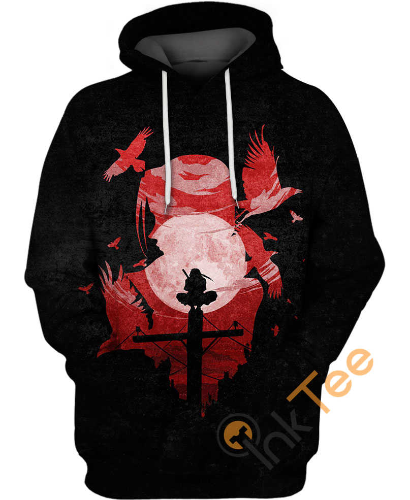 Itachi Uchiha Moon Hoodie 3D