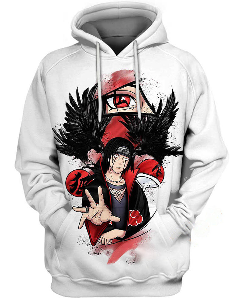 Itachi Uchiha Mystical Eyes Hoodie 3D