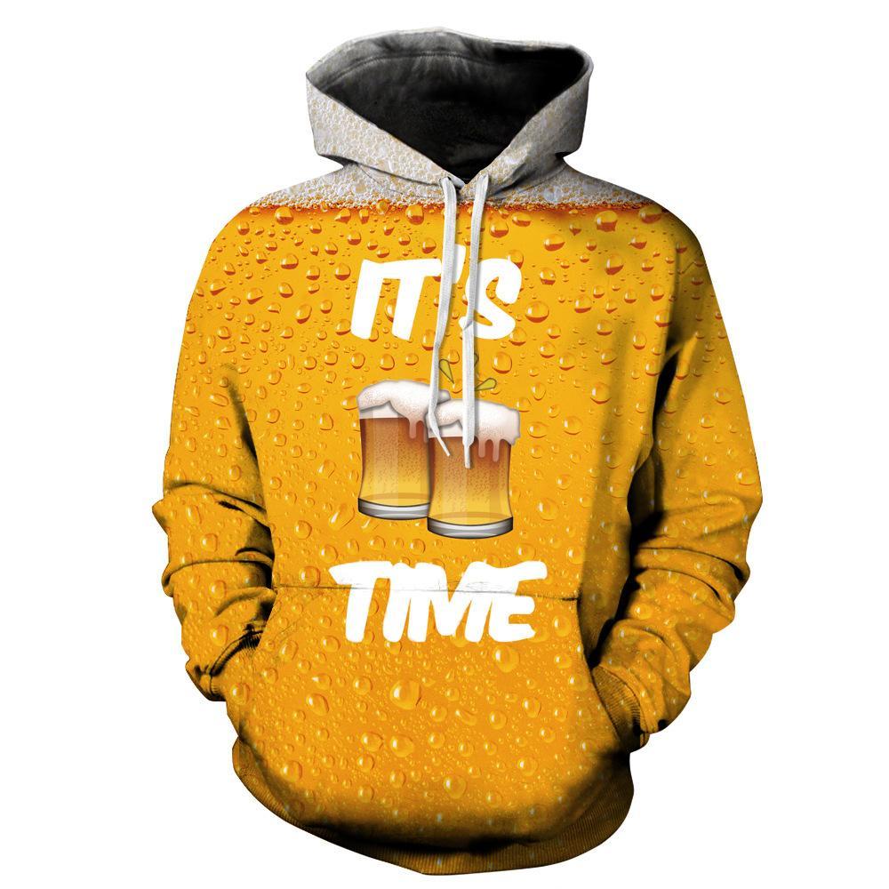 It’s Beer Time Funnys Hoodie 3D
